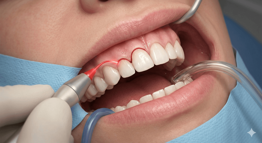 Gingivectomie au Laser